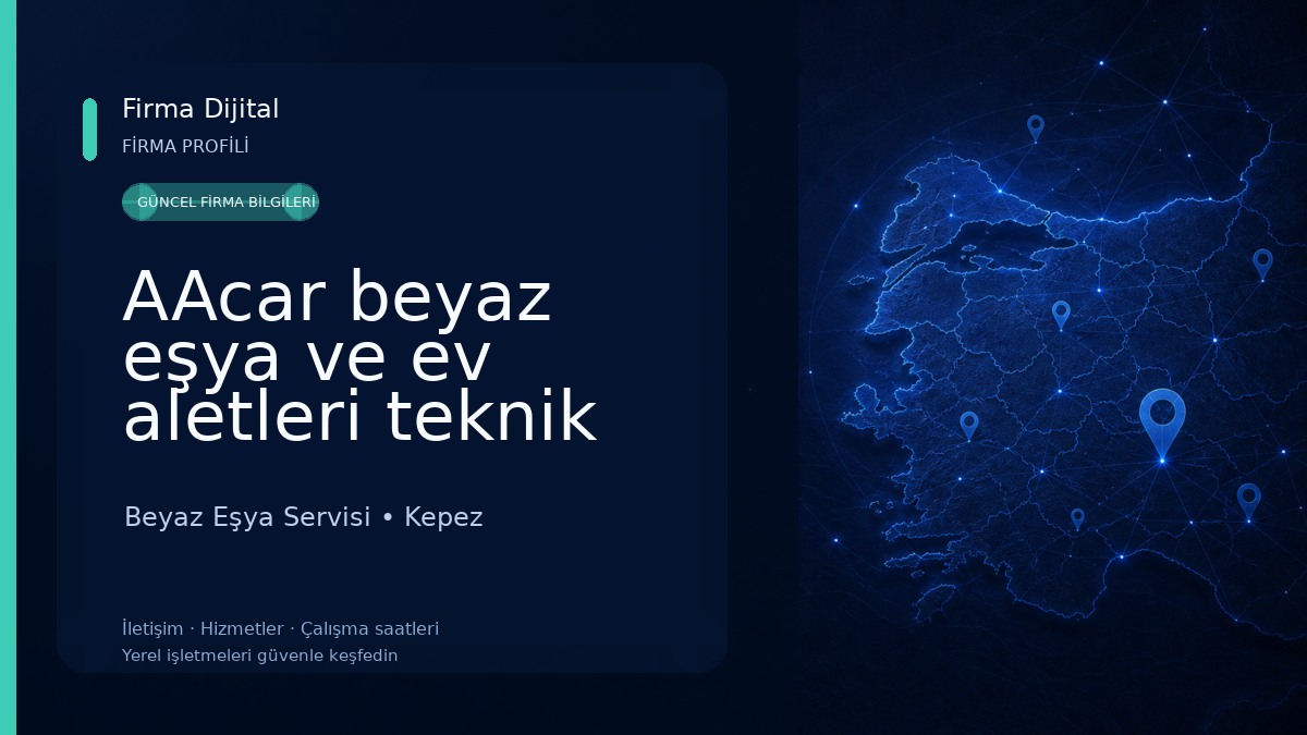 AAcar beyaz eşya ve ev aletleri teknik servisi