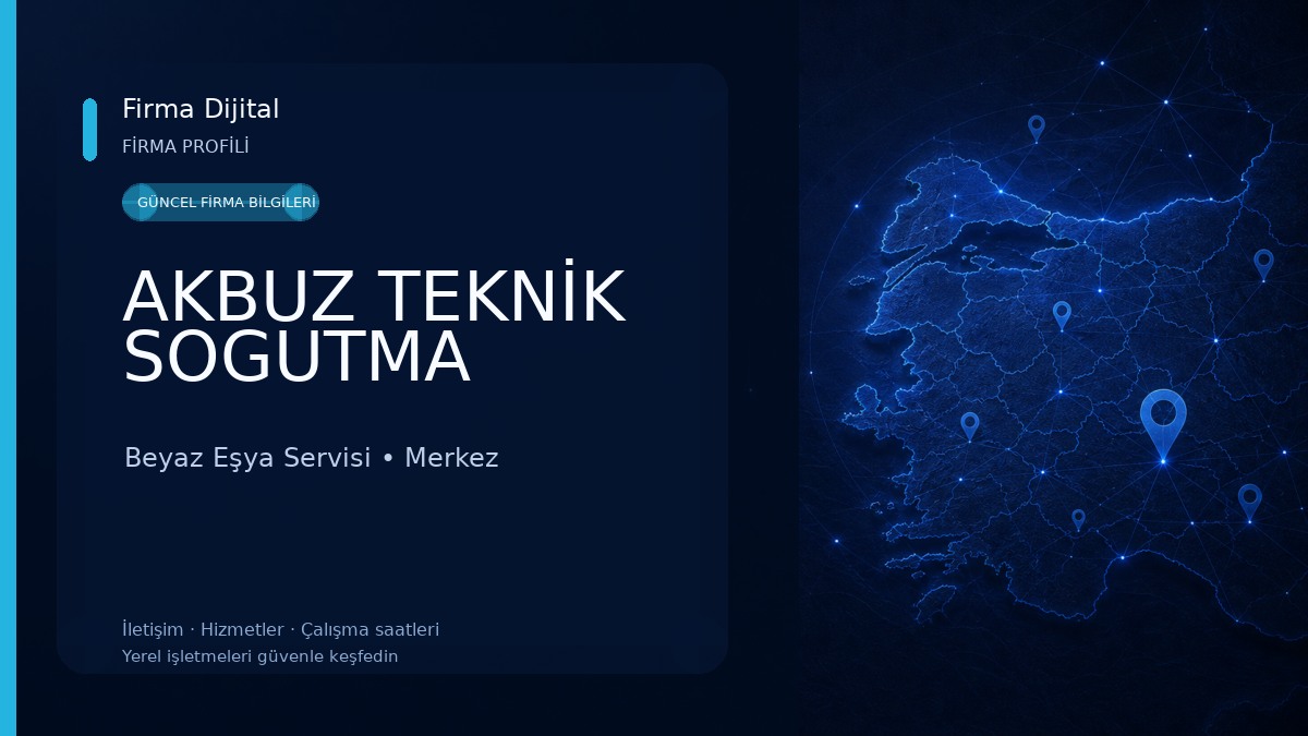 AKBUZ TEKNİK SOGUTMA