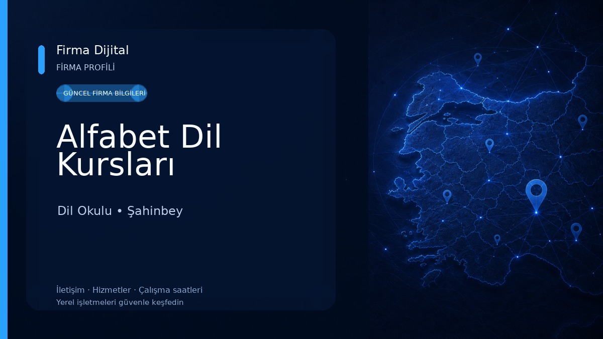 Alfabet Dil Kursları Dil Okulu
