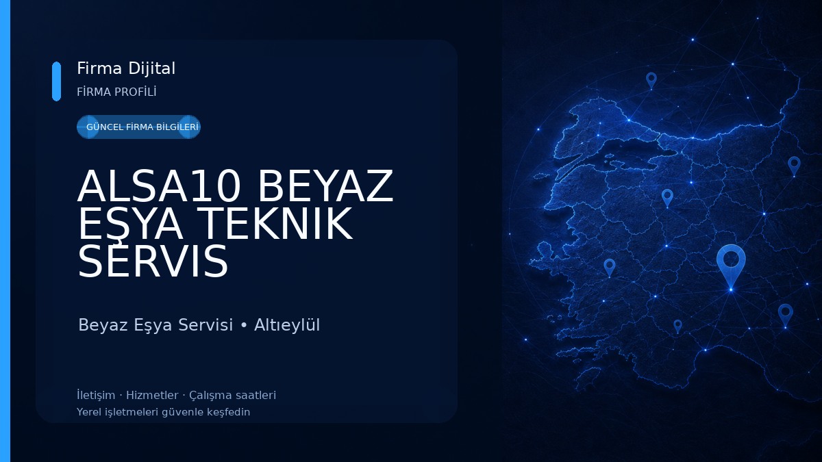 ALSA10 BEYAZ EŞYA TEKNIK SERVIS 