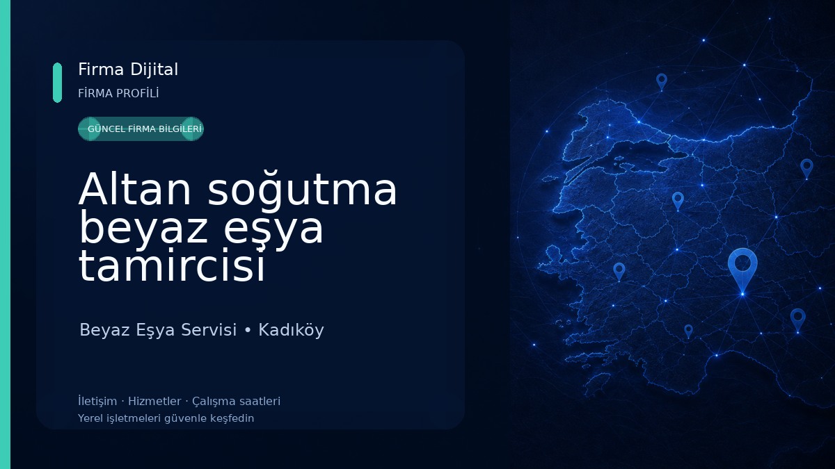 Altan soğutma beyaz eşya tamircisi Beyaz Eşya Servisi