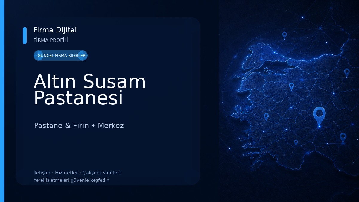 Altın Susam Pastanesi Pastane & Fırın