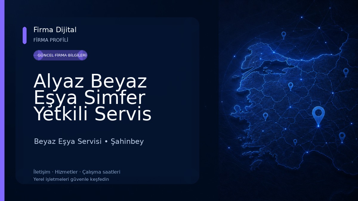 Alyaz Beyaz Eşya Simfer Yetkili Servis 