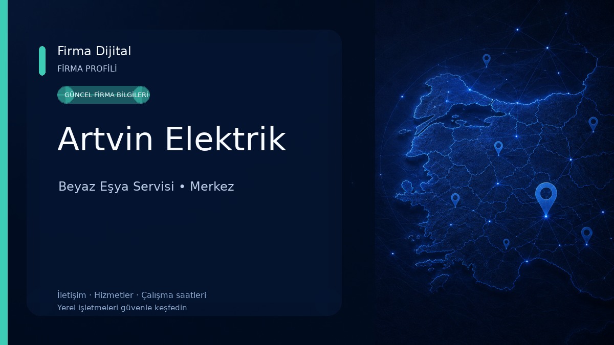 Artvin Elektrik Beyaz Eşya Servisi