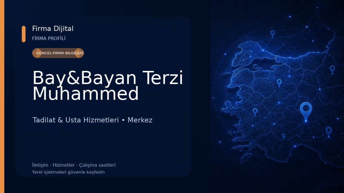 Bay&Bayan Terzi Muhammed 