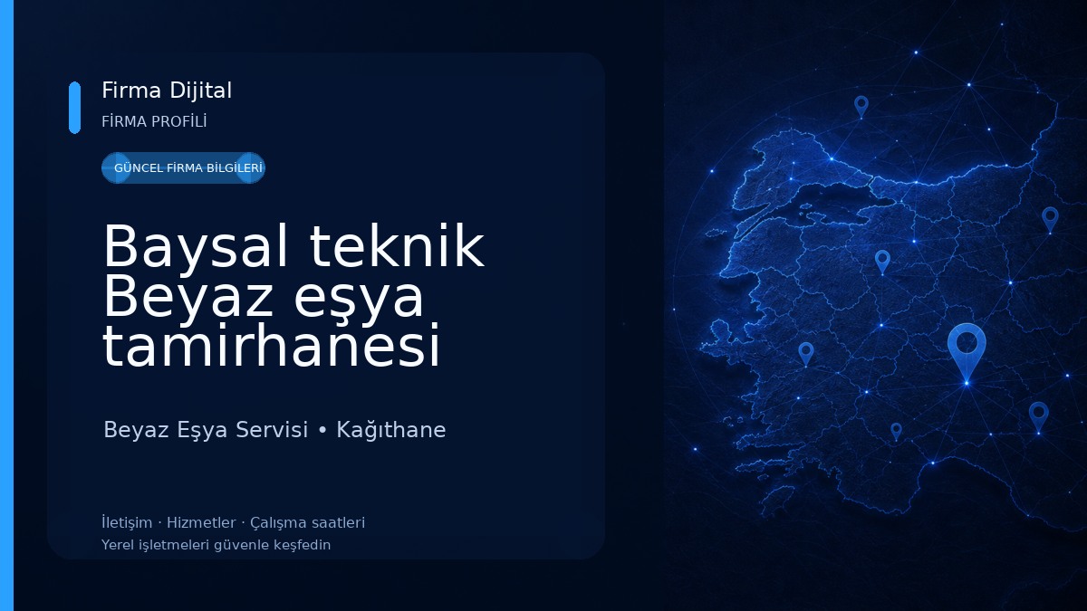 Baysal teknik Beyaz eşya tamirhanesi Aynı gün servis Garantili işçilik Beyaz Eşya Servisi