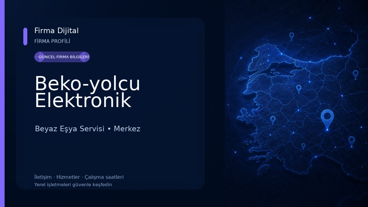 Beko-yolcu Elektronik Beyaz Eşya Servisi