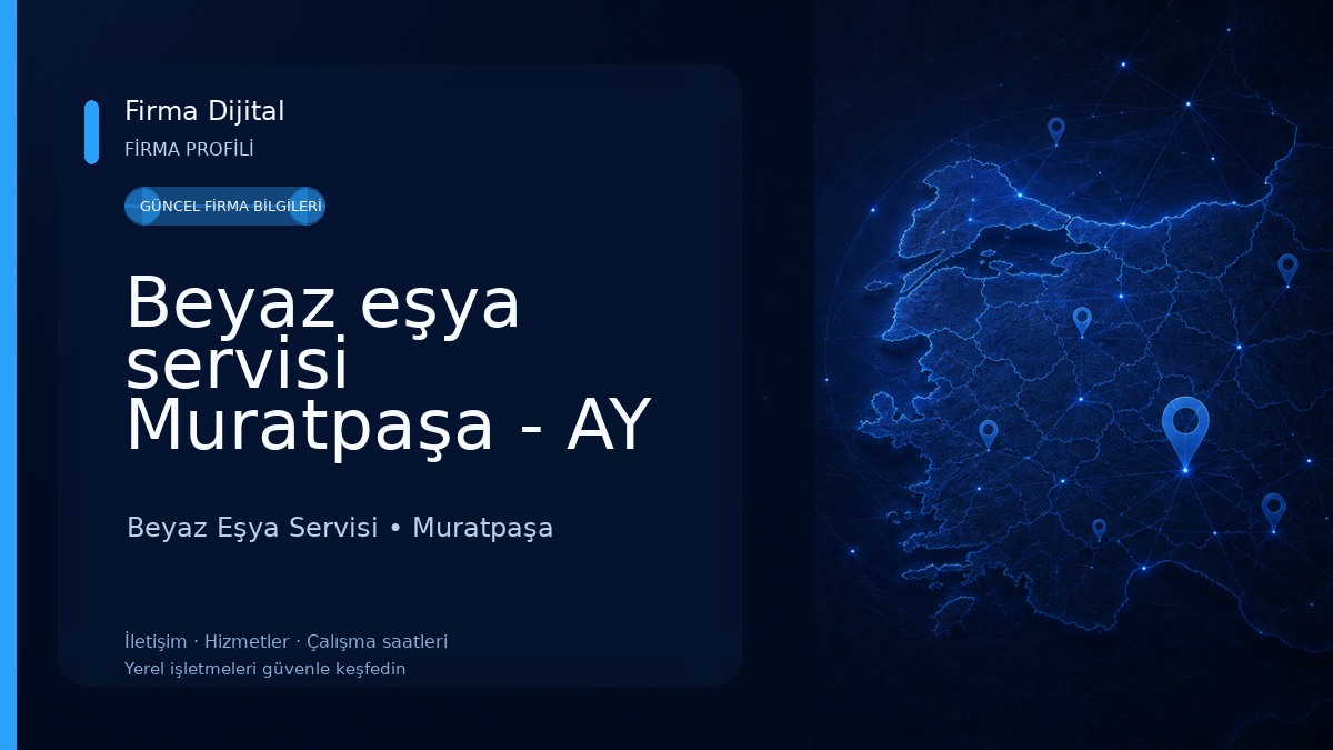 Beyaz eşya servisi Muratpaşa - AY Teknik Beyaz Eşya Servisi