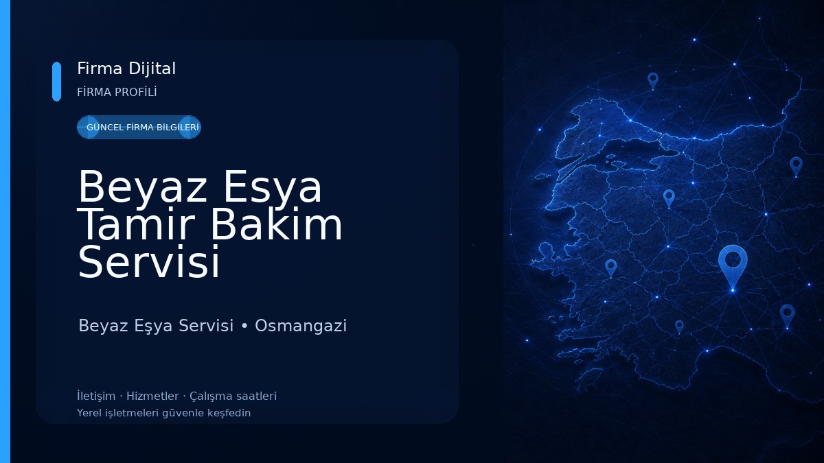 Beyaz Esya Tamir Bakim Servisi