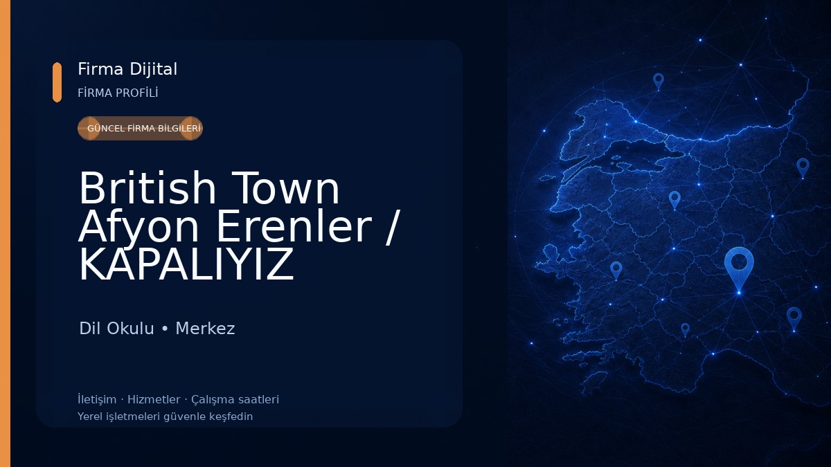 British Town Afyon Erenler / KAPALIYIZ 