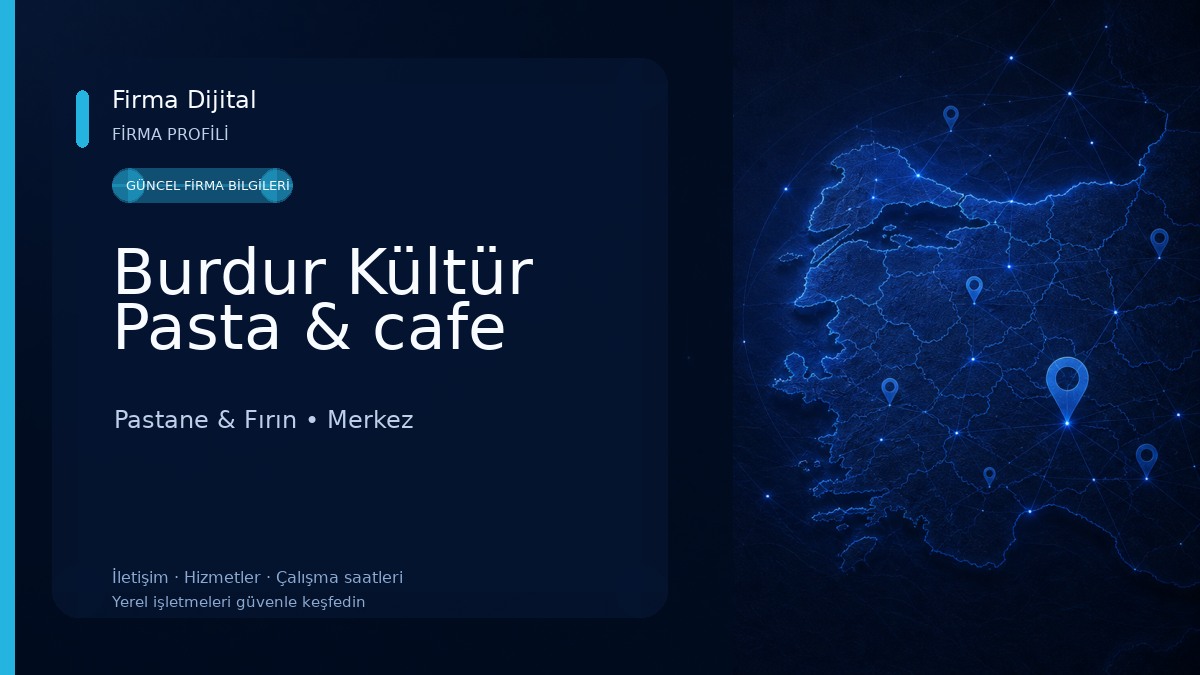 Burdur Kültür Pasta & cafe 