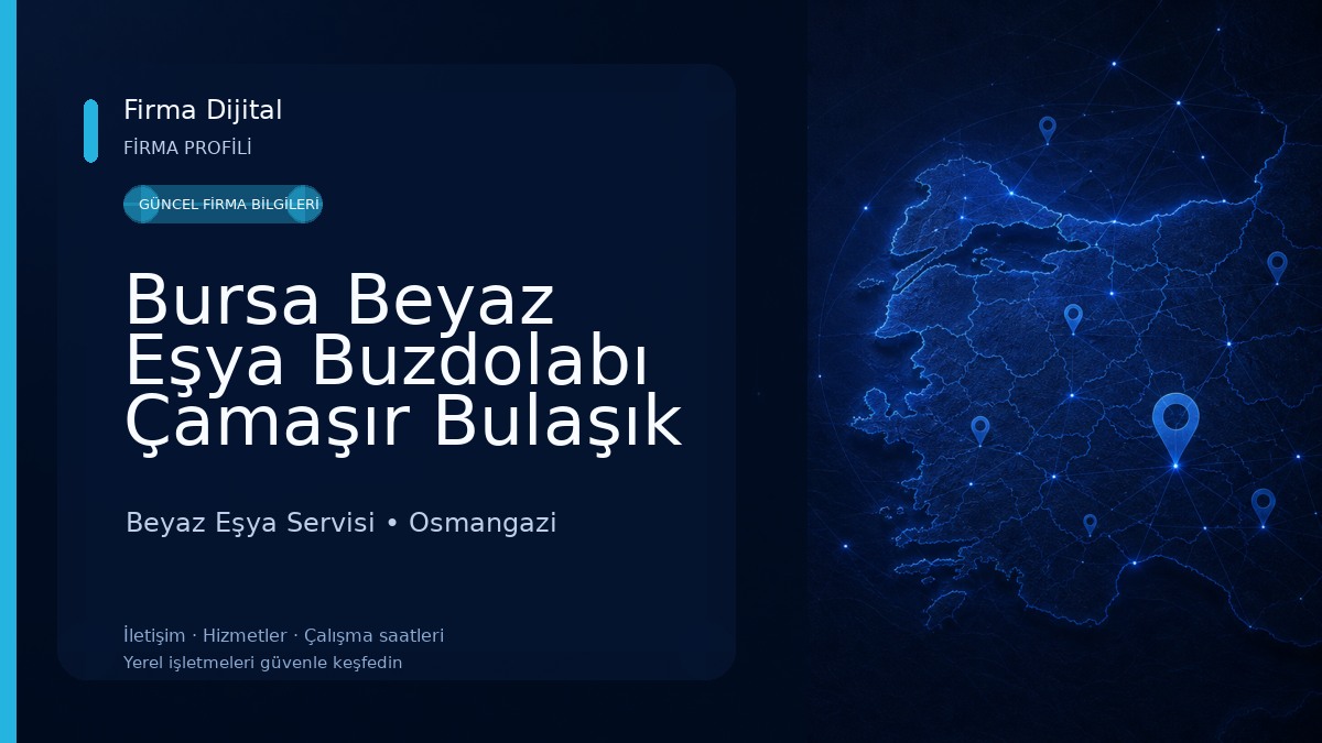 Bursa Beyaz Eşya Buzdolabı Çamaşır Bulaşık Kombi Klima Tamircisi | Arızalı Alım, İkinci El Satış Beyaz Eşya Servisi
