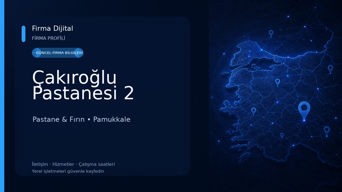 Çakıroğlu Pastanesi 2 