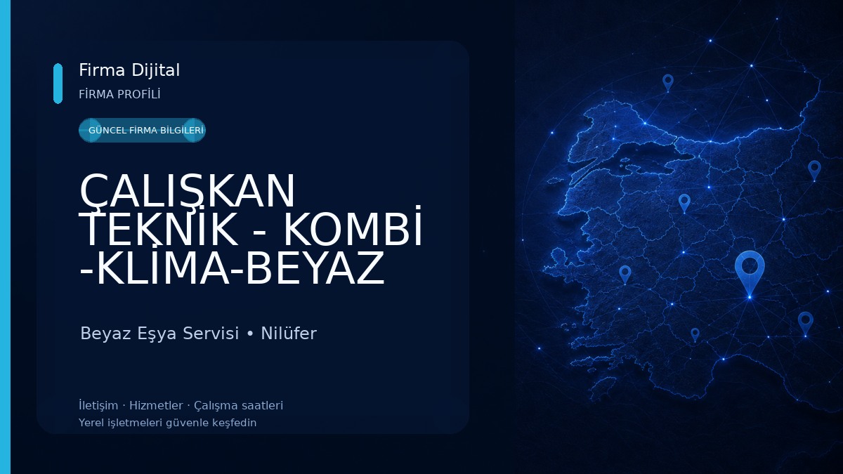 ÇALIŞKAN TEKNİK - KOMBİ -KLİMA-BEYAZ EŞYA - SU ARITMA SERVİSİ Beyaz Eşya Servisi