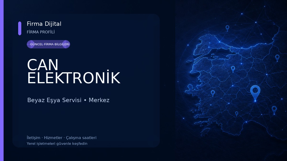CAN ELEKTRONİK 