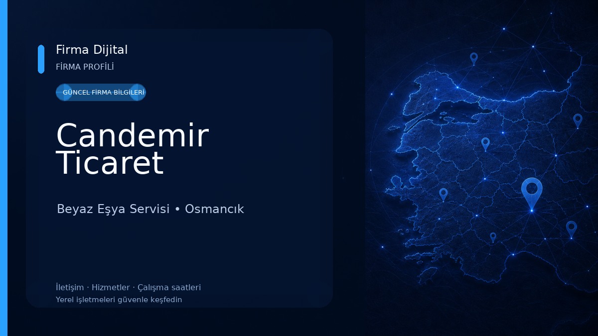 Candemir Ticaret Beyaz Eşya Servisi