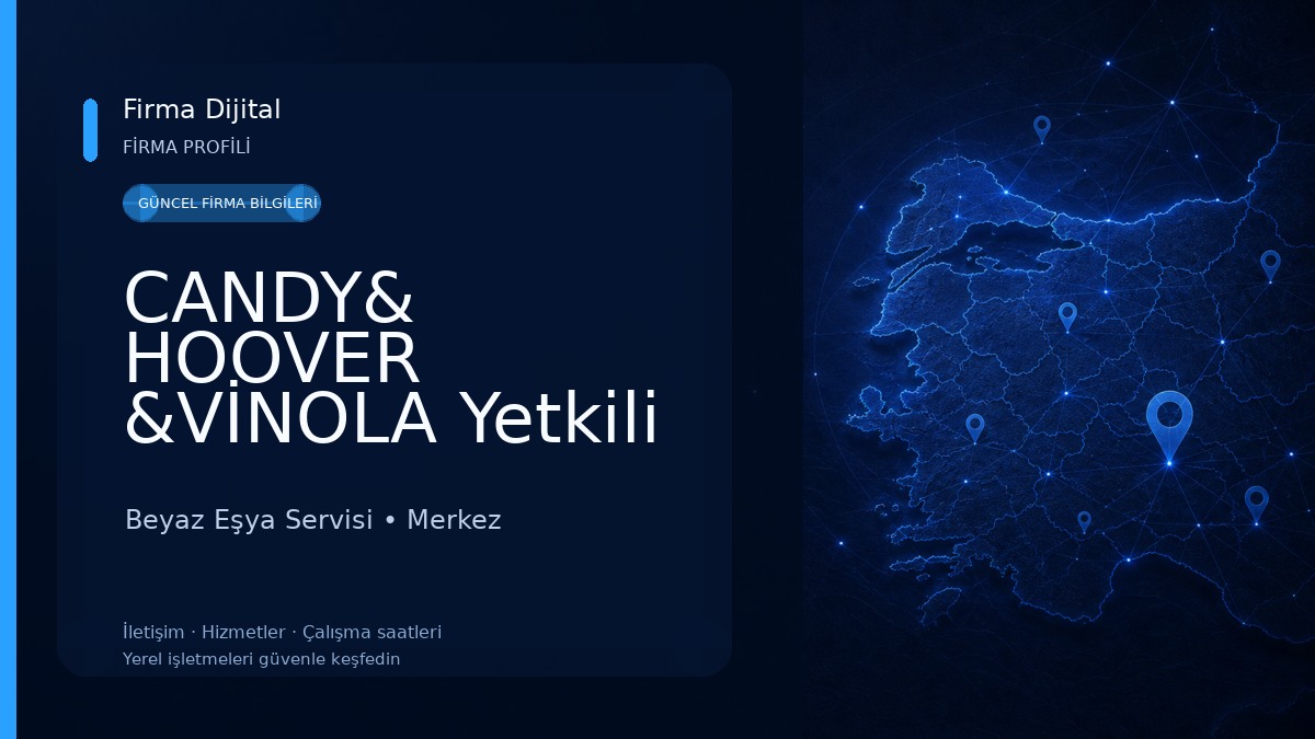 CANDY& HOOVER &VİNOLA Yetkili Servis Hüseyin Eftelioğlu Beyaz Eşya Servisi
