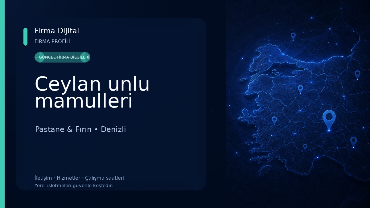 Ceylan unlu mamulleri Pastane & Fırın