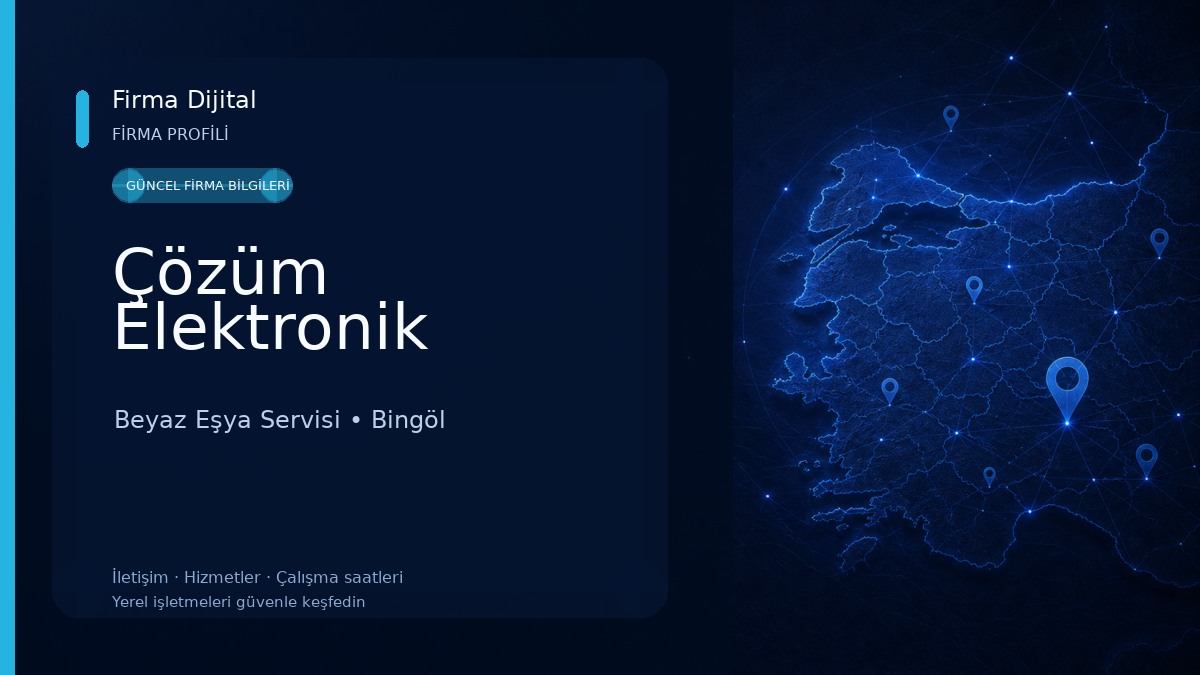 Çözüm Elektronik Beyaz Eşya Servisi
