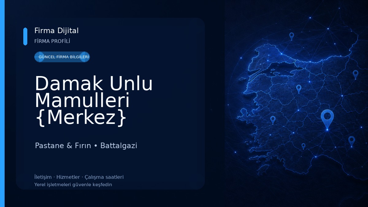 Damak Unlu Mamulleri {Merkez} 