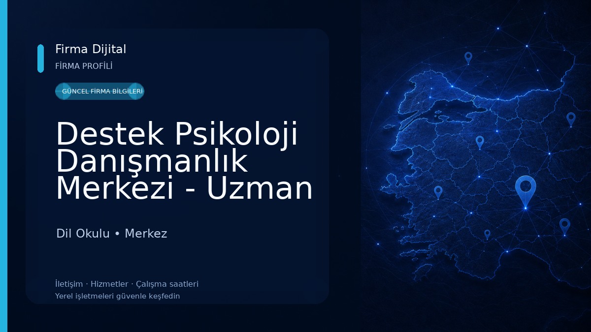 Destek Psikoloji Danışmanlık Merkezi - Uzman Psk. Ody. Dkt. ATİFET KARAKAŞ - Uzman Psikolog - Dil ve Konuşma Terapisti - Çorum Psikolog - Çorum Dil ve Konuşma Terapisti - Çorum Psi Dil Okulu