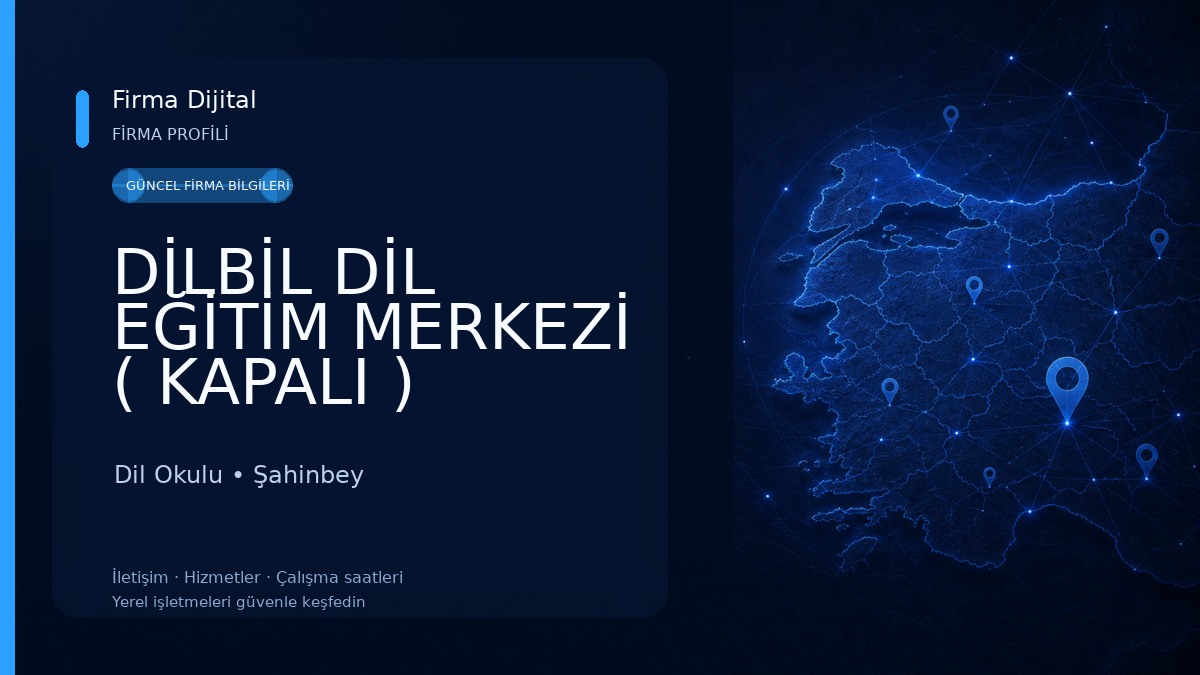 DİLBİL DİL EĞİTİM MERKEZİ ( KAPALI ) Dil Okulu