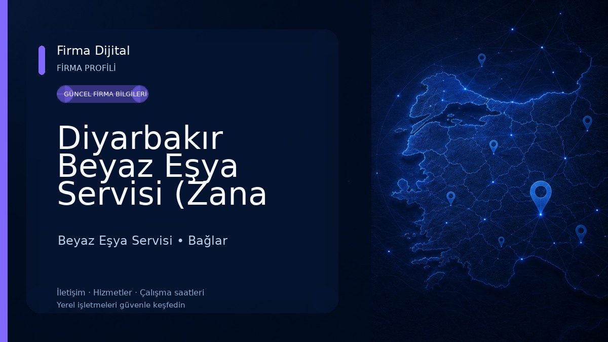 Diyarbakır Beyaz Eşya Servisi (Zana soğutma ve ısıtma)) Beyaz Eşya Servisi