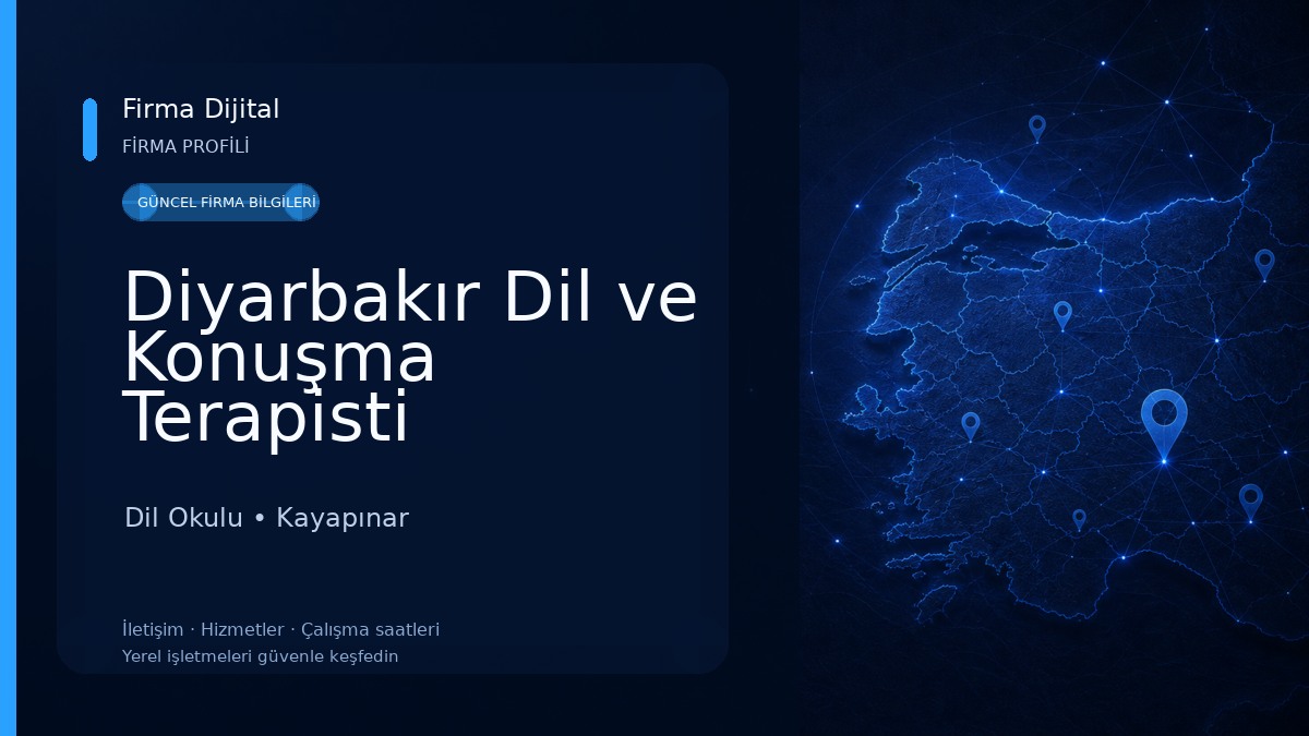 Diyarbakır Dil ve Konuşma Terapisti Rumeysa Kirik Gök Dil Okulu