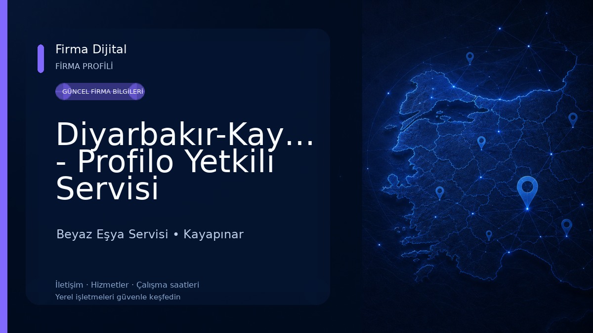 Diyarbakır-Kayapınar - Profilo Yetkili Servisi Beyaz Eşya Servisi