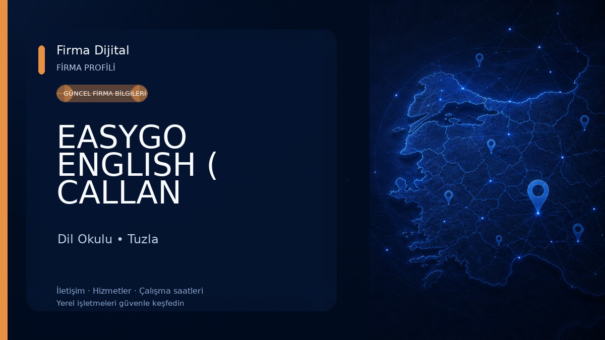 EASYGO ENGLISH ( CALLAN METHOD RESMÎ DİL OKULU ) Dil Okulu