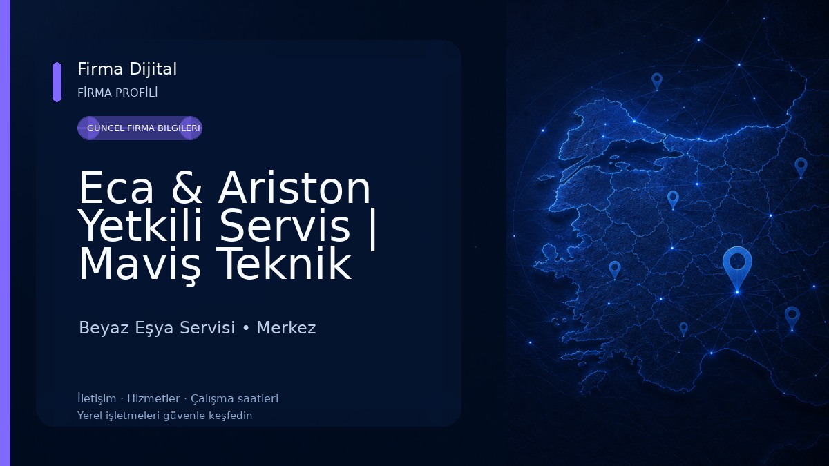 Eca & Ariston Yetkili Servis | Maviş Teknik Soğutma