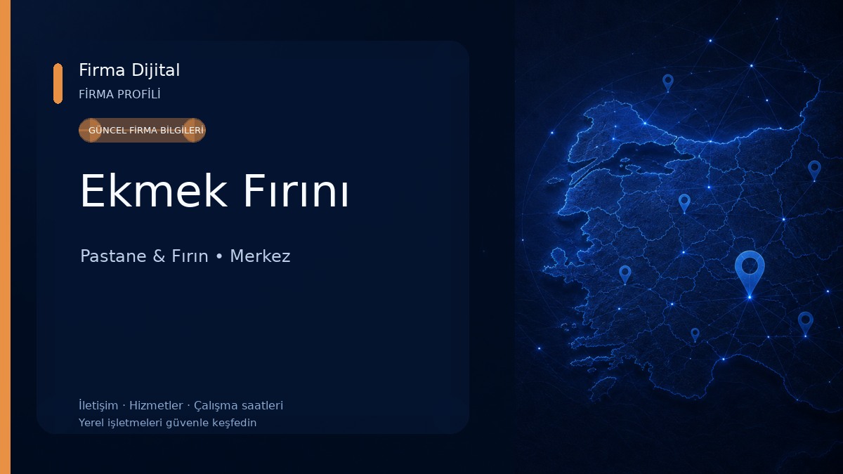 Ekmek Fırını Pastane & Fırın