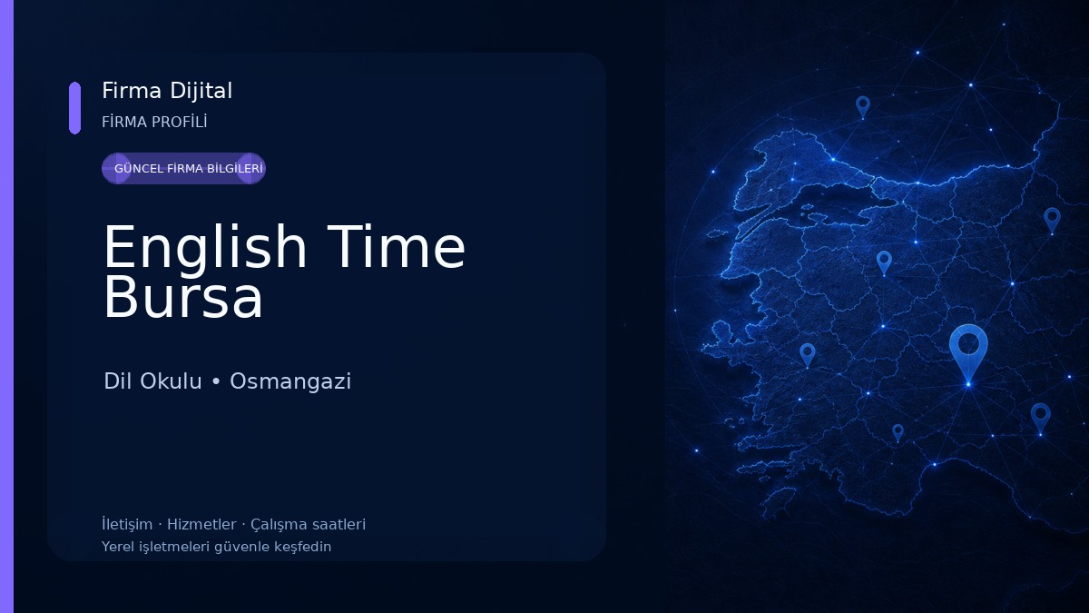 English Time Bursa Dil Okulu