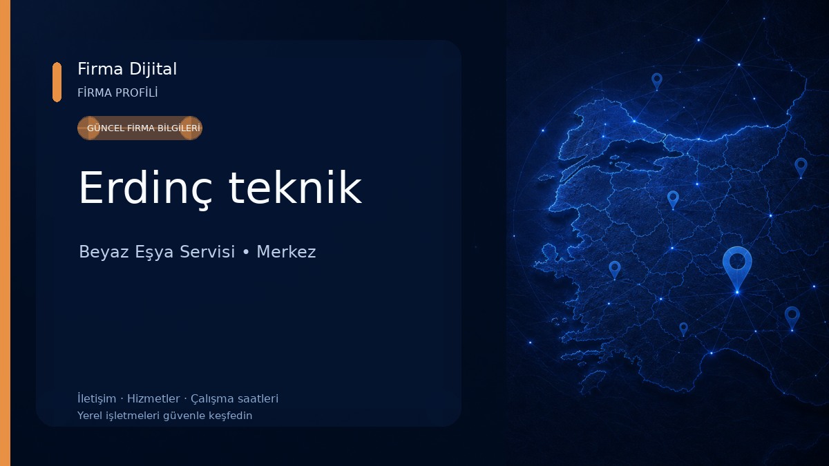 Erdinç teknik Beyaz Eşya Servisi