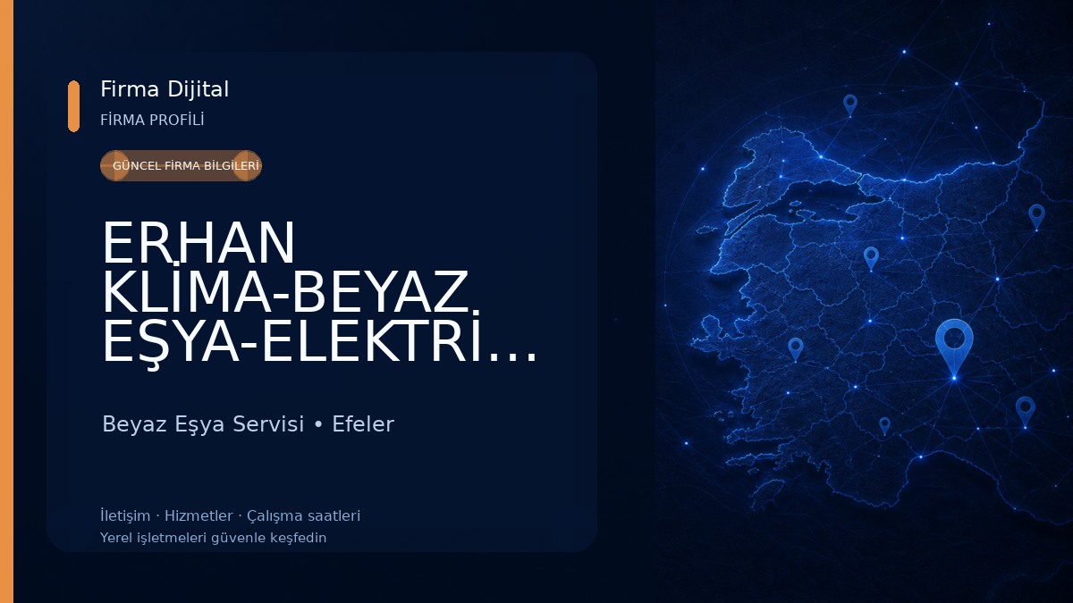 ERHAN KLİMA-BEYAZ EŞYA-ELEKTRİK-ELEKTRONİK
