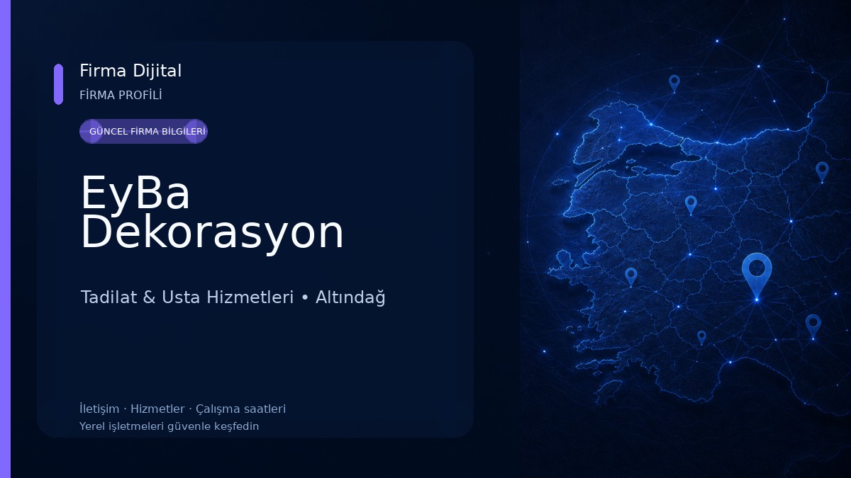 EyBa Dekorasyon Tadilat & Usta Hizmetleri