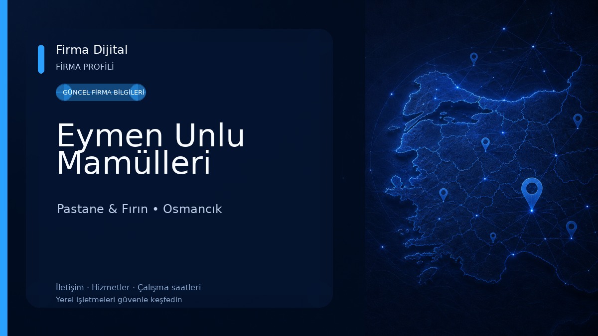 Eymen Unlu Mamülleri Pastane & Fırın