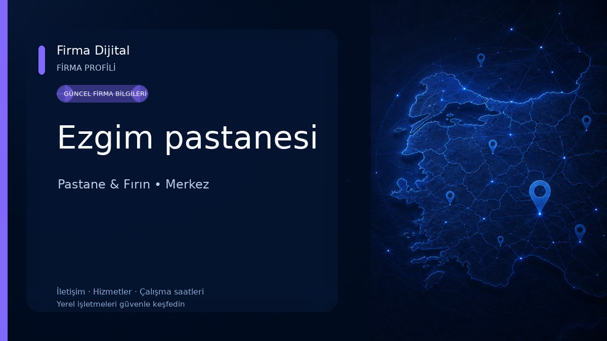 Ezgim pastanesi Pastane & Fırın