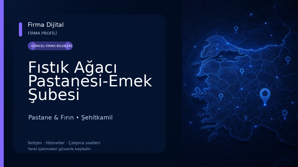 Fıstık Ağacı Pastanesi-Emek Şubesi Pastane & Fırın