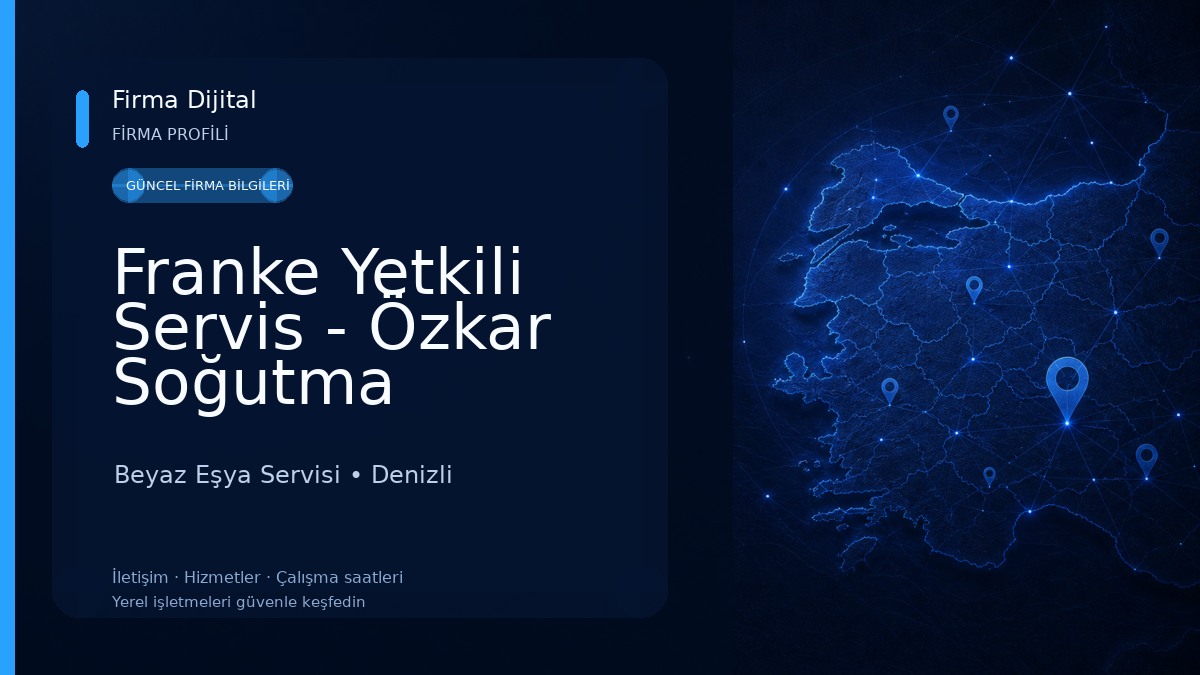 Franke Yetkili Servis - Özkar Soğutma