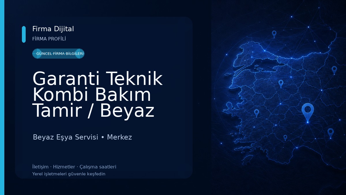 Garanti Teknik Kombi Bakım Tamir / Beyaz Eşya Tamiri / Klima Bakım Tamir / Çilingir Hizmeti Beyaz Eşya Servisi