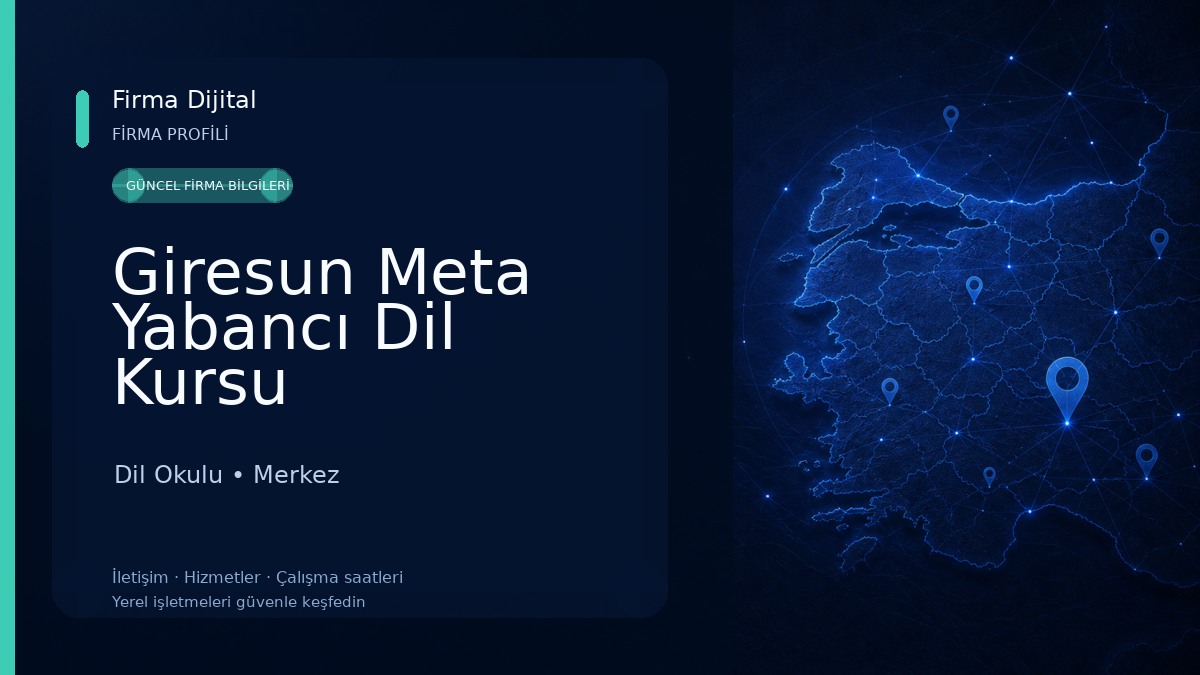Giresun Meta Yabancı Dil Kursu 