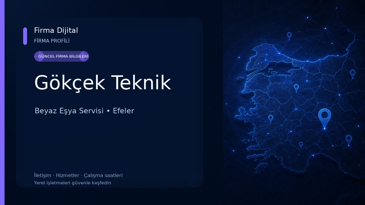 Gökçek Teknik Beyaz Eşya Servisi