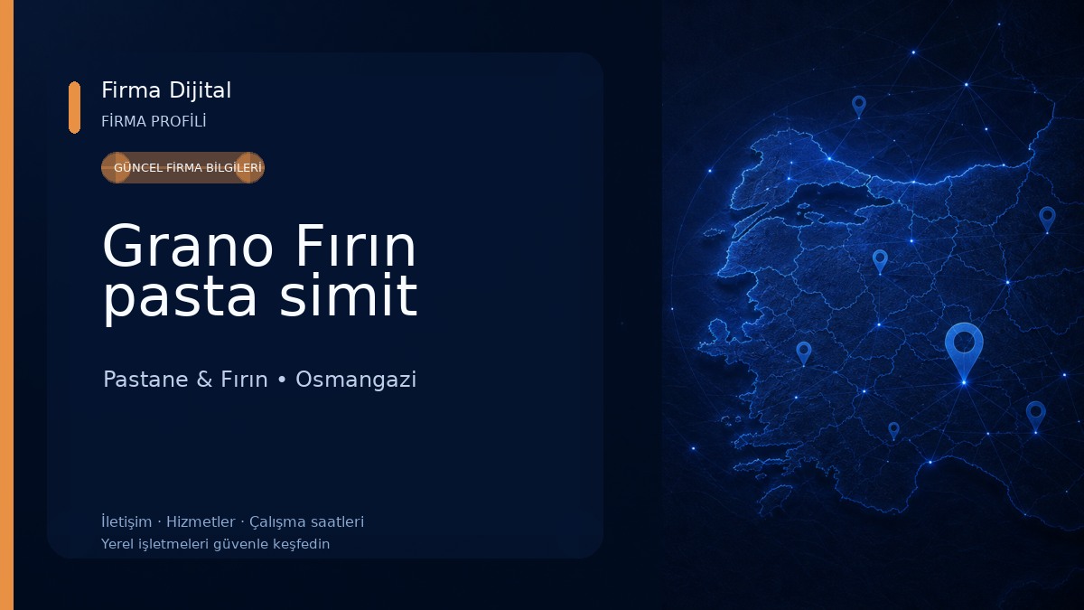 Grano Fırın pasta simit Pastane & Fırın