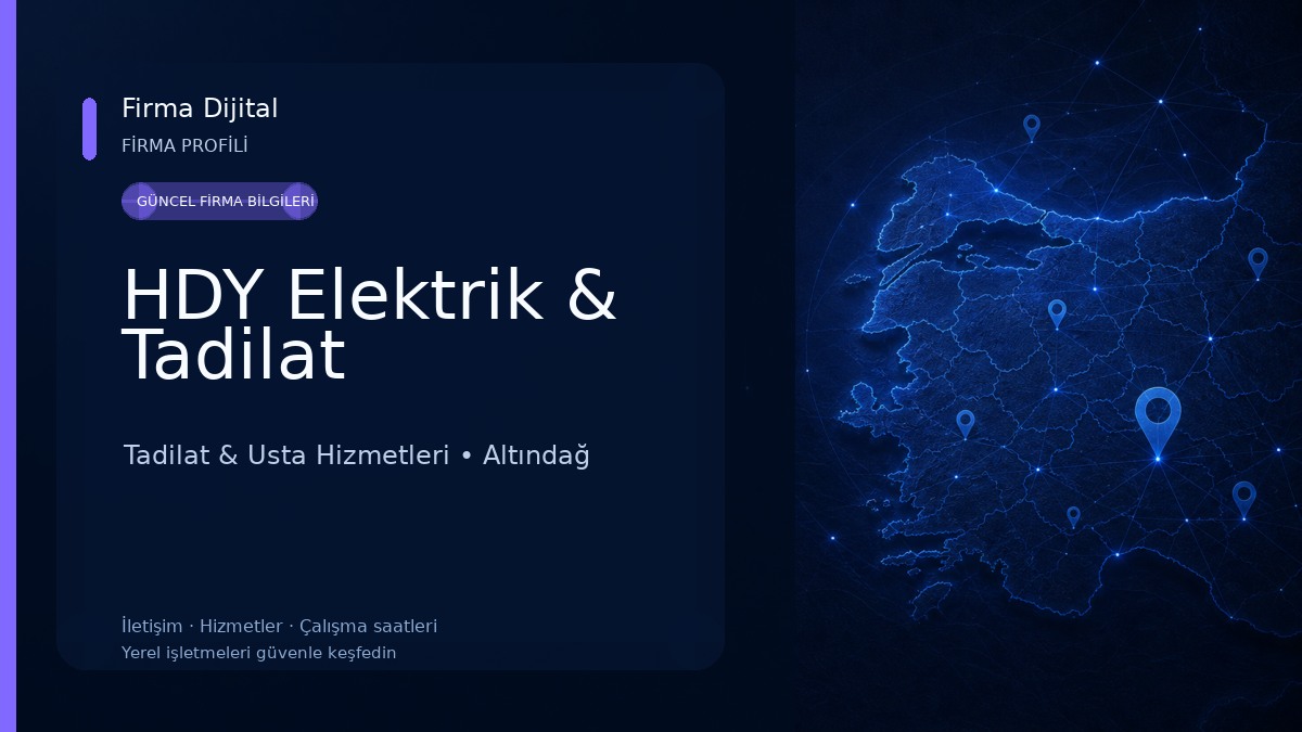 HDY Elektrik & Tadilat Tadilat & Usta Hizmetleri