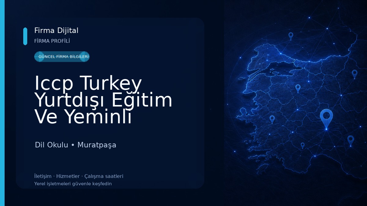 Iccp Turkey Yurtdışı Eğitim Ve Yeminli Tercüme Ofisi Dil Okulu