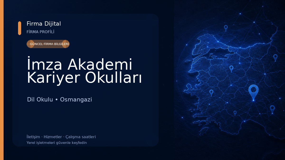 İmza Akademi Kariyer Okulları Dil Okulu