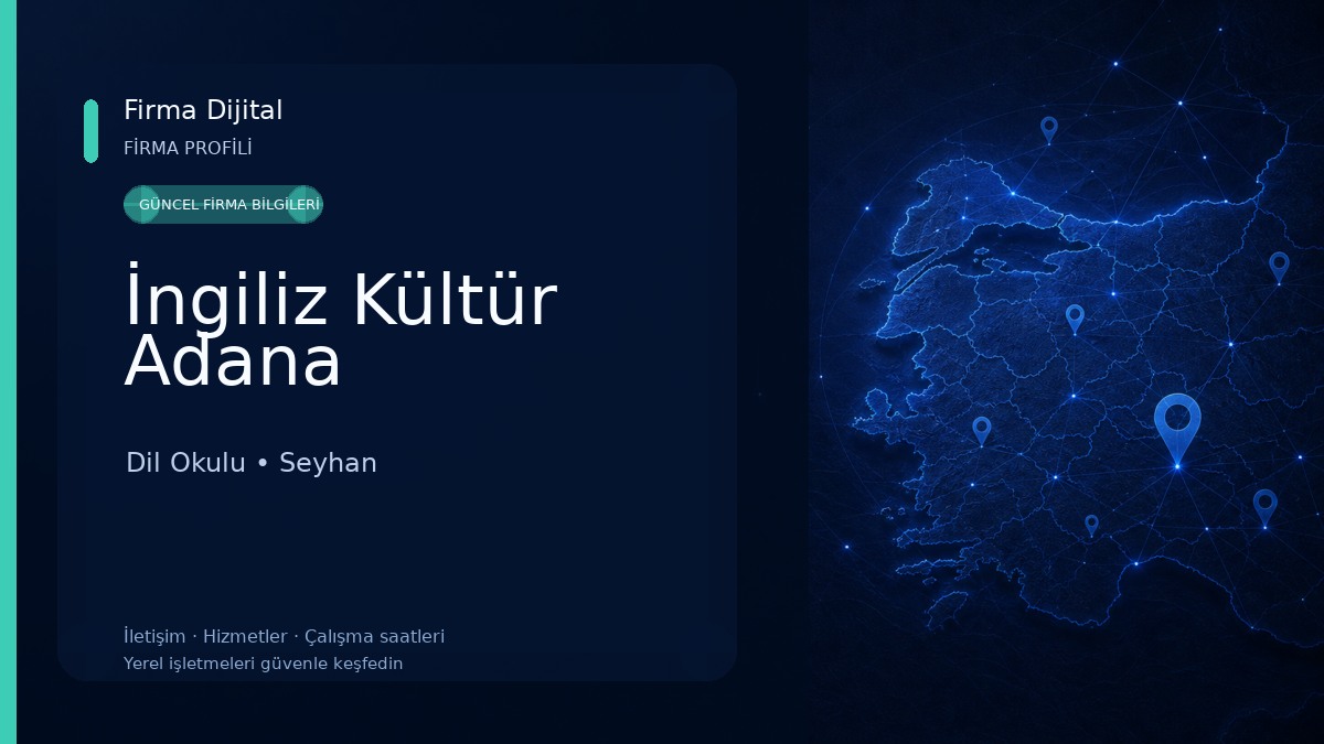 İngiliz Kültür Adana Dil Okulu