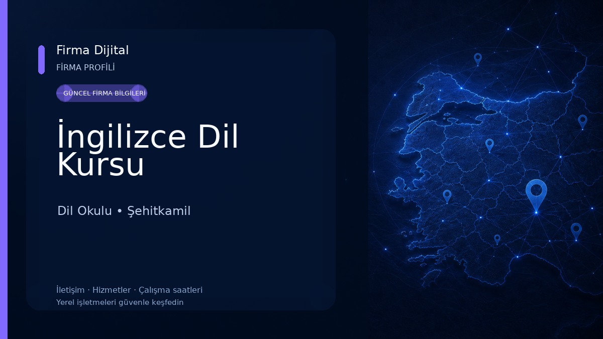 İngilizce Dil Kursu Dil Okulu