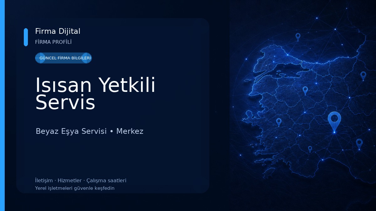 Isısan Yetkili Servis Beyaz Eşya Servisi